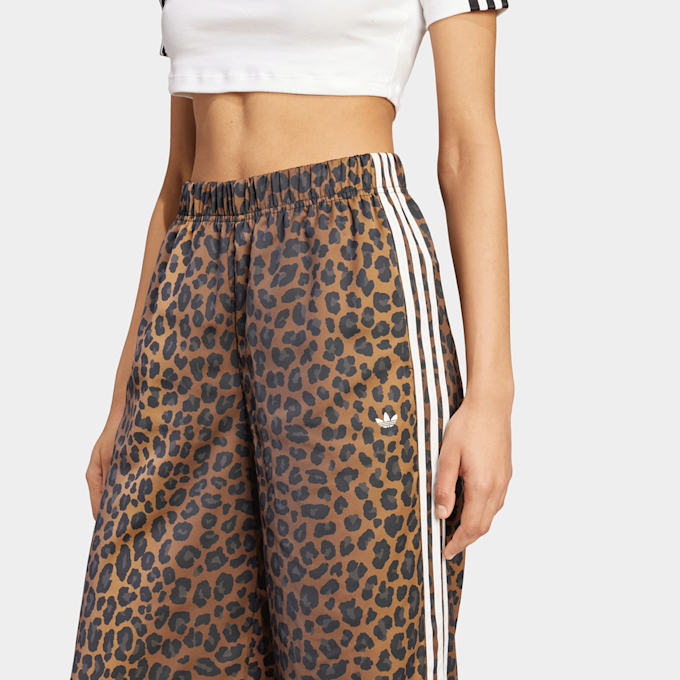 adidas Originals Wide Leg Satin Joggers marrone 45848 3