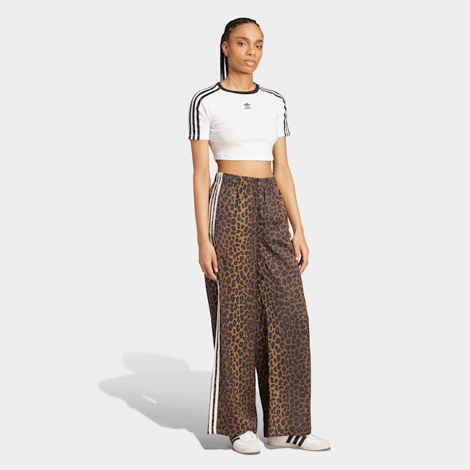 adidas Originals Wide Leg Satin Joggers marrone 45848 5