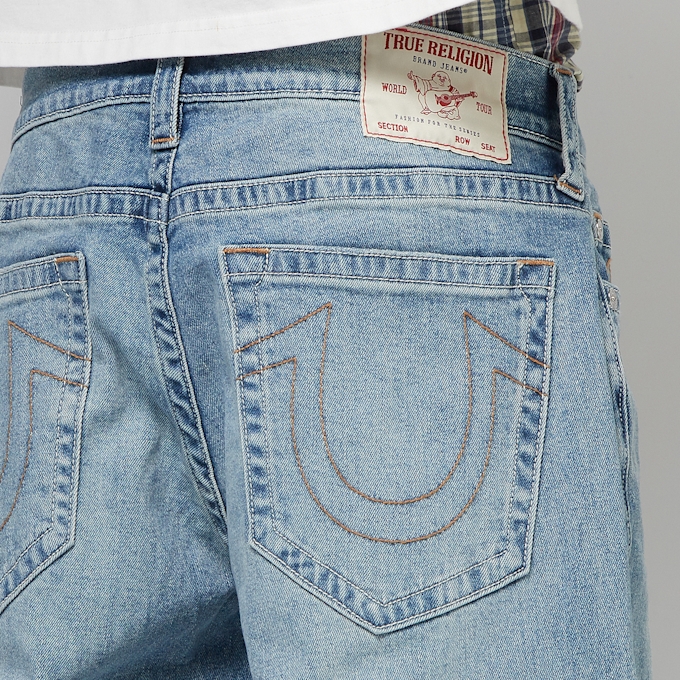True Religion Bobby Relaxed Baggy Jeans Blau 46966 4