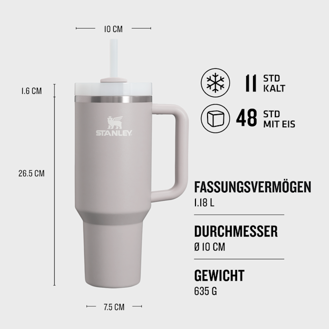 Stanley The Quencher H2.0 Flowstate Tumbler | 1,2L grigio 46156 3