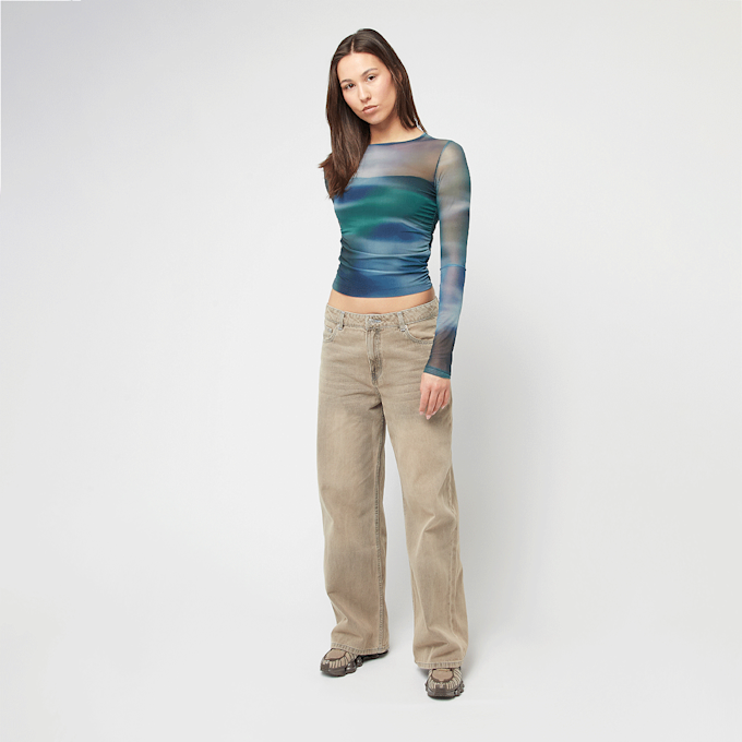 Decibel Mesh Aura Cropped Longsleeve Multicolor 46173 3