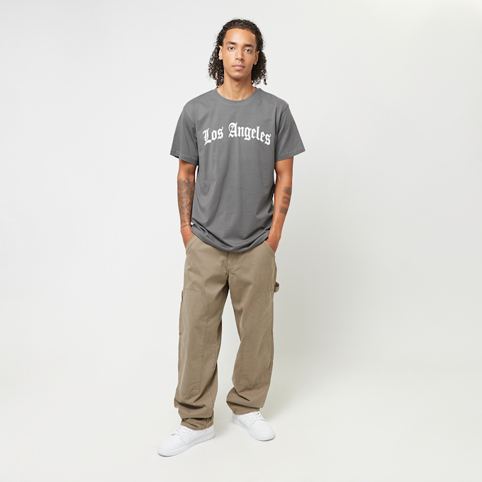 Mister Tee Los Angeles Wording Tee szary 46354 4