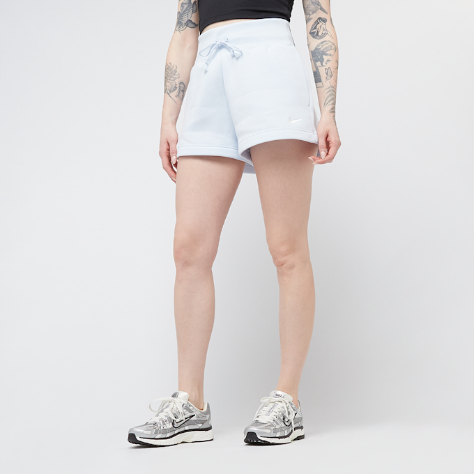 Nike   Sportswear Phoenix Fleece High-Rise Shorts plava 46518 1