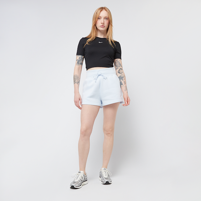 Nike   Sportswear Phoenix Fleece High-Rise Shorts azul 46518 4