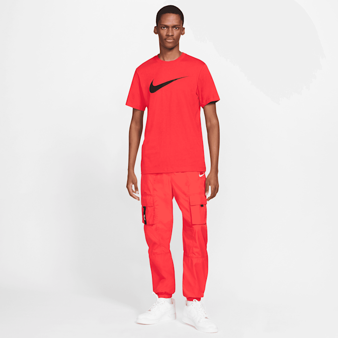 Nike   Sportswear Tee Icon Swoosh czerwony 46608 4