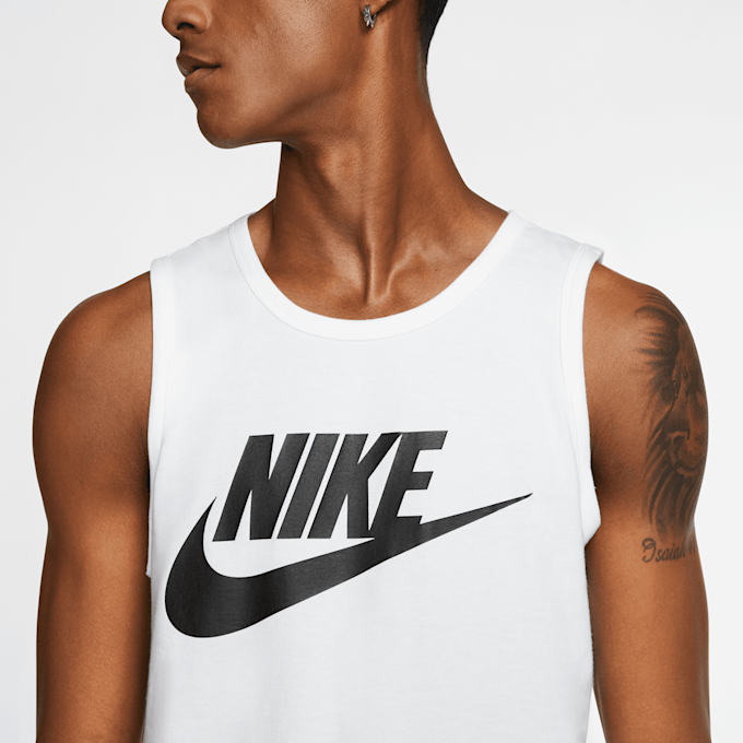 Nike   Sportswear Tank Icon Futura weiß 46689 3