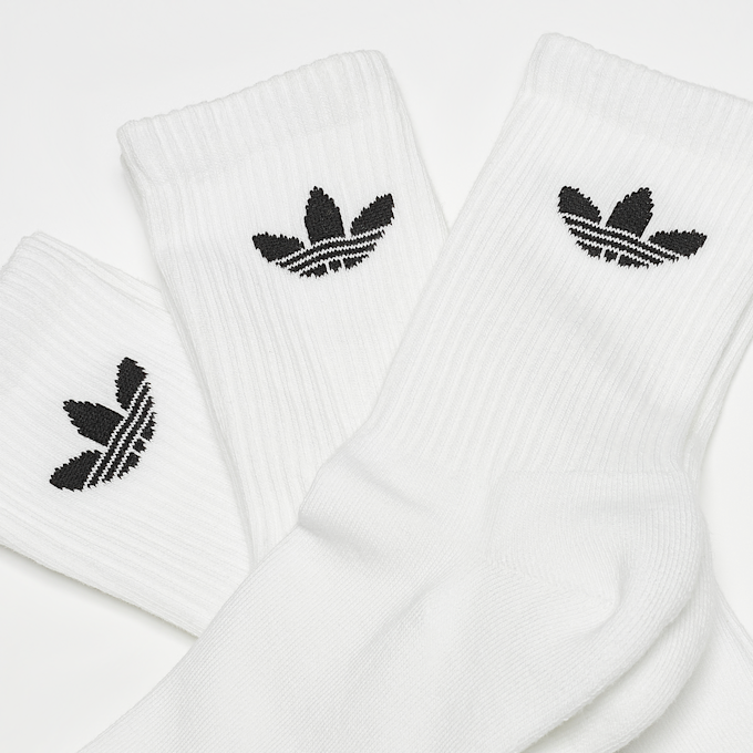 adidas Originals 3 PACK - adicolor Trefoil Crew Socken weiß 46928 2