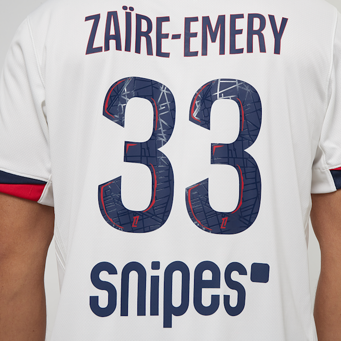 Nike   Zaïre-Emery / No. 33 / PSG Nike Away Stadium 2024/25&nbsp; wit 47123 6