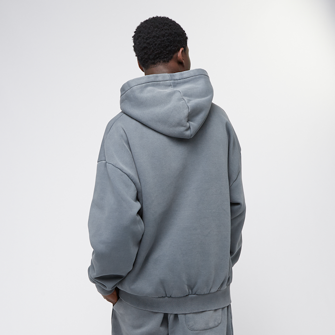 DropSize Oversized Metal Patch Hoodie Grau 47237 2