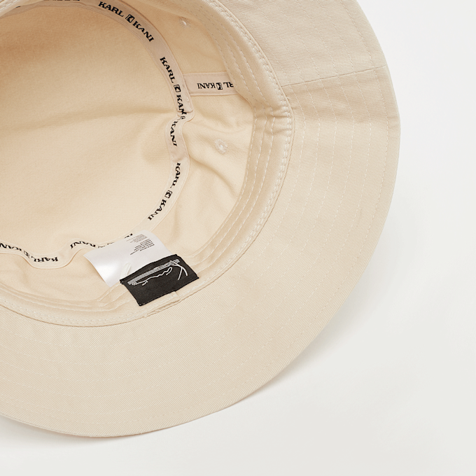Karl Kani Metal Signature Bucket Hat beige 47399 3