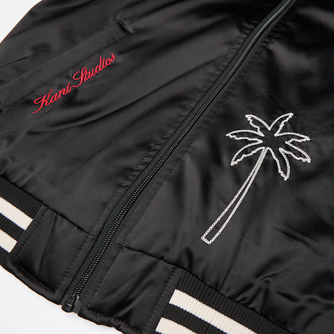 Karl Kani Satin Bowlingjacket noir 47419 4