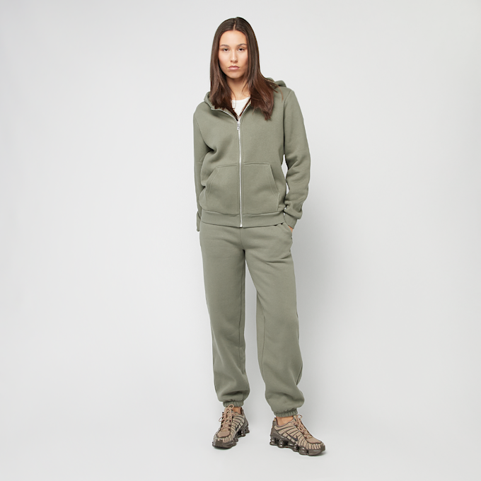 Urban Classics Fluffy Zip Hoody groen 47487 4