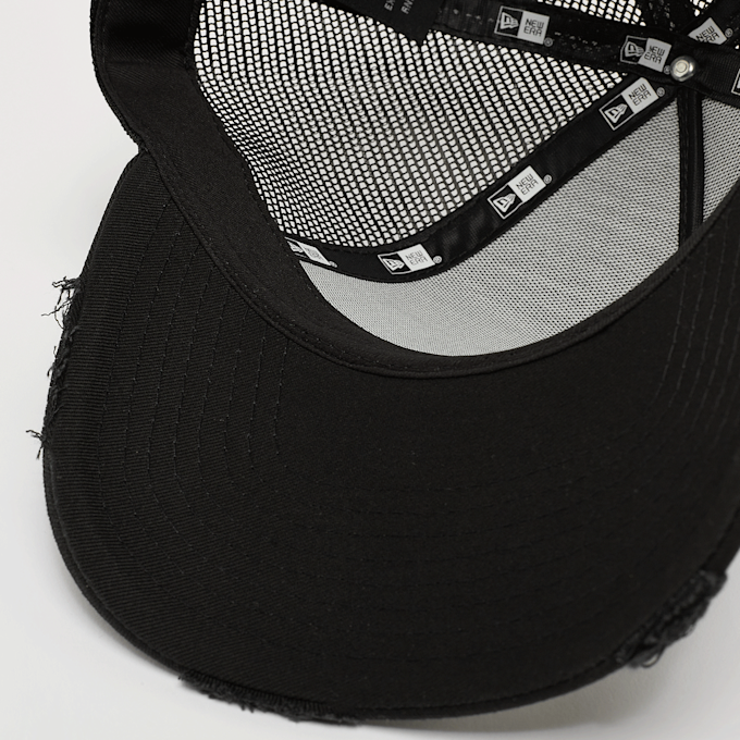 New Era A-Frame Trucker Oval Distress Patch New Era Schwarz 47647 3