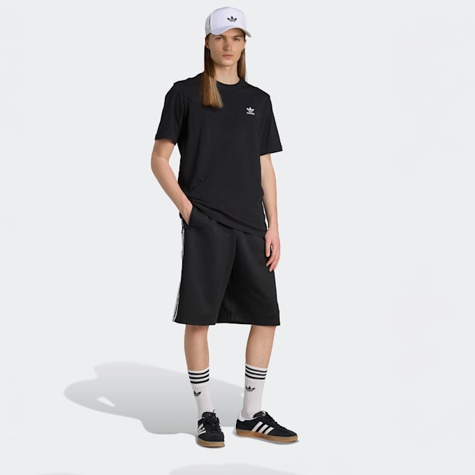 adidas Originals Oversized 3-Streifen Short zwart 47705 5