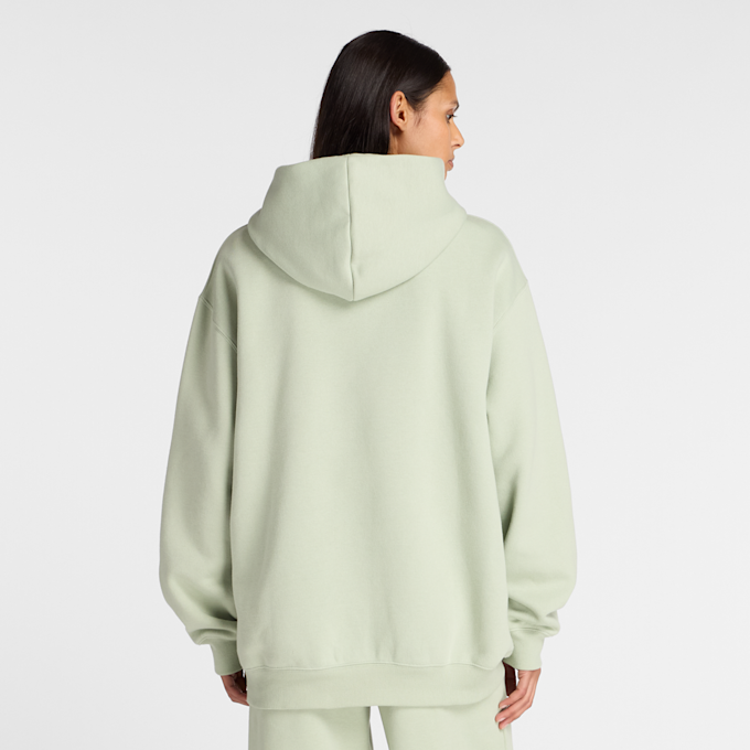 New Balance Linear Heritage Fleece Long Hoodie verde 47712 2