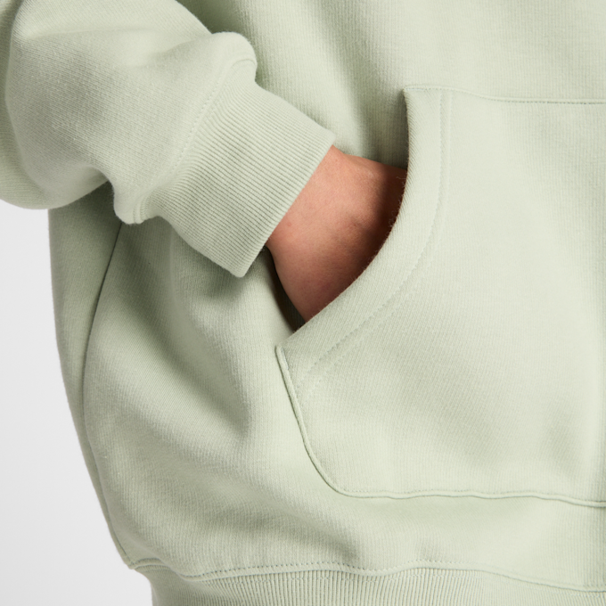 New Balance Linear Heritage Fleece Long Hoodie verde 47712 4