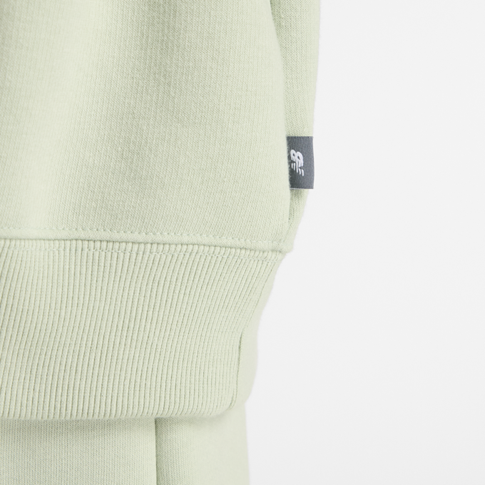 New Balance Linear Heritage Fleece Long Hoodie verde 47712 5