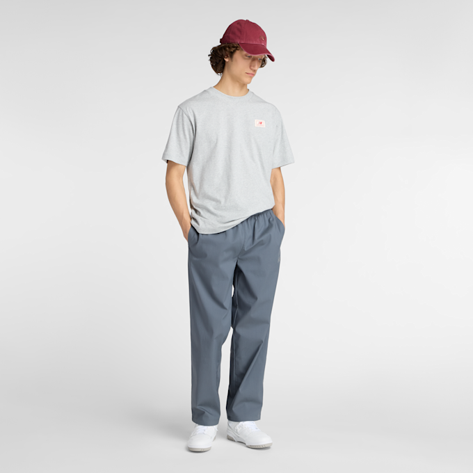 New Balance Woven Label T-Shirt grau 47822 6
