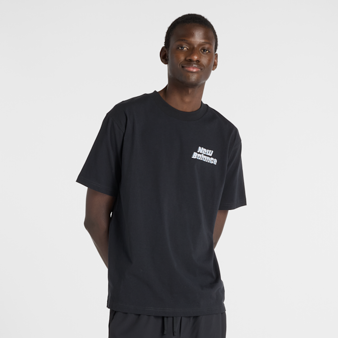 New Balance Chrome Runner T-Shirt czarny 47825 1