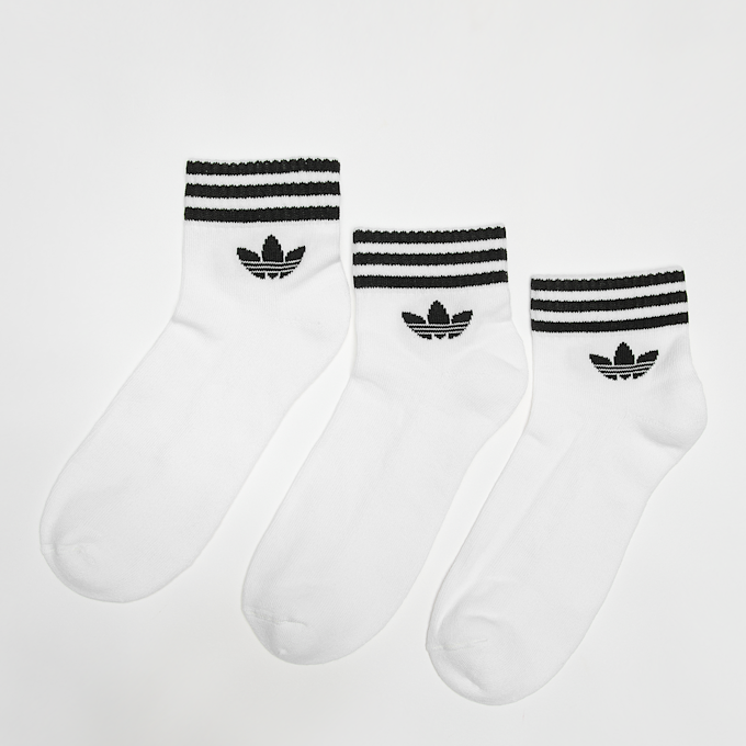 adidas Originals adicolor Trefoil Ankle Socks (3 Pack) bijela 47947 1