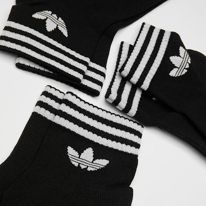 adidas Originals 3 PACK - 3-Stripes Ankle Socks crna 47949 2