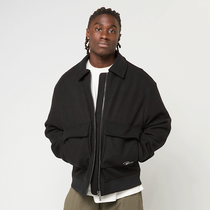 Pegador Aiken Wool Blend Bomberjacket nero 48177 1