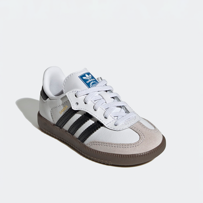 adidas Originals Samba OG Comfort Closure Elastic Lace Małe Dzieci biały 48136 3