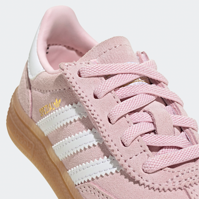 adidas Originals Handball Spezial Comfort Closure Elastic Lace Crianças Pequenas rosa  48142 8