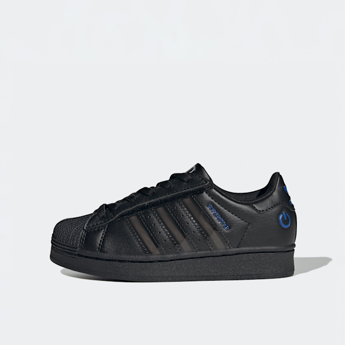 adidas Originals Superstar LED Lights Comfort Closure Elastic Lace Bambini nero 48144 1