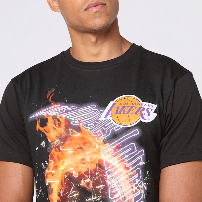 Mitchell & Ness NBA Los Angeles Lakers HWC Blaze Graphic Tee czarny 48171 3
