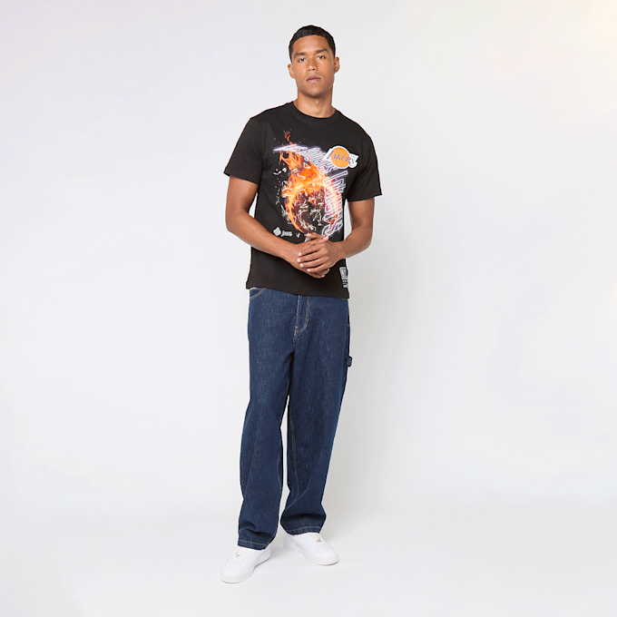 Mitchell & Ness NBA Los Angeles Lakers HWC Blaze Graphic Tee czarny 48171 4