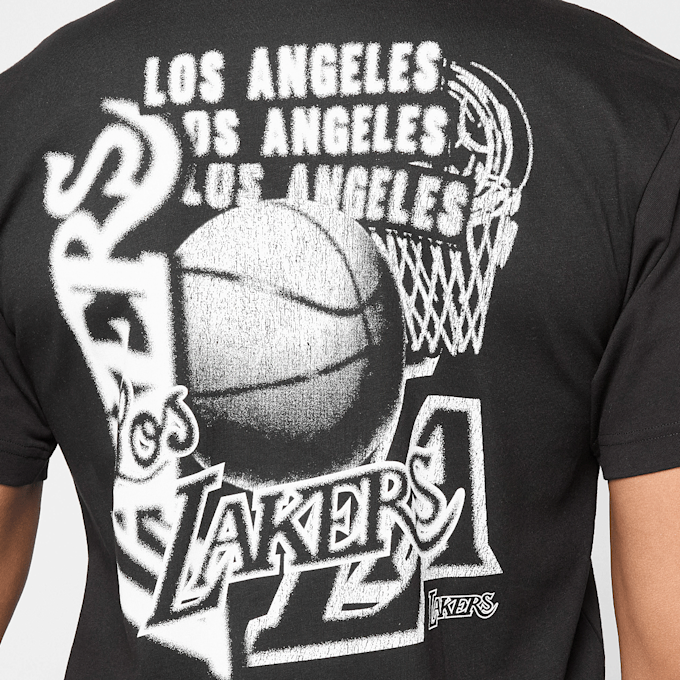 Mitchell & Ness NBA Los Angeles Lakers HWC Overlap Graphic Tee czarny 48173 5