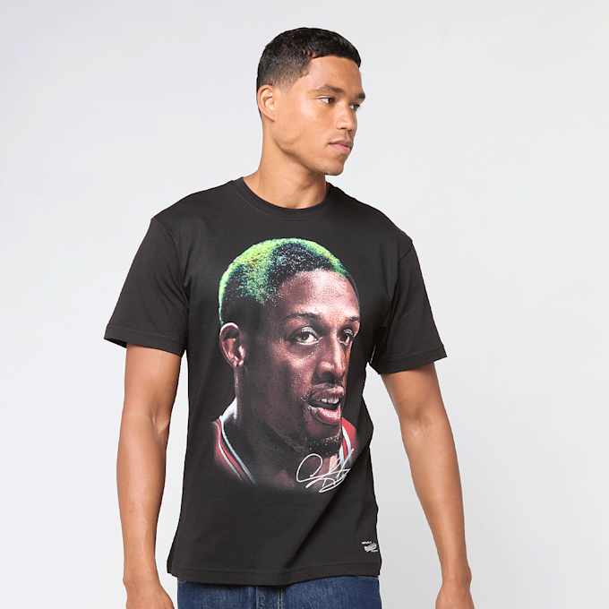 Mitchell & Ness NBA Chicago Bulls Player Big Face Tee crna 48175 1