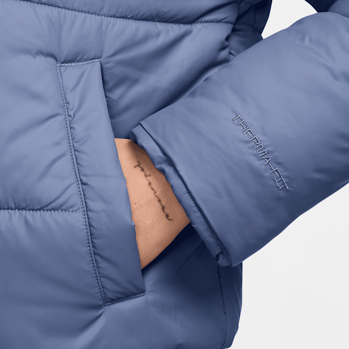 Nike   Sportswear Therma-Fit Synthetic Fill Classic Puffer Jacket niebieski 48442 3