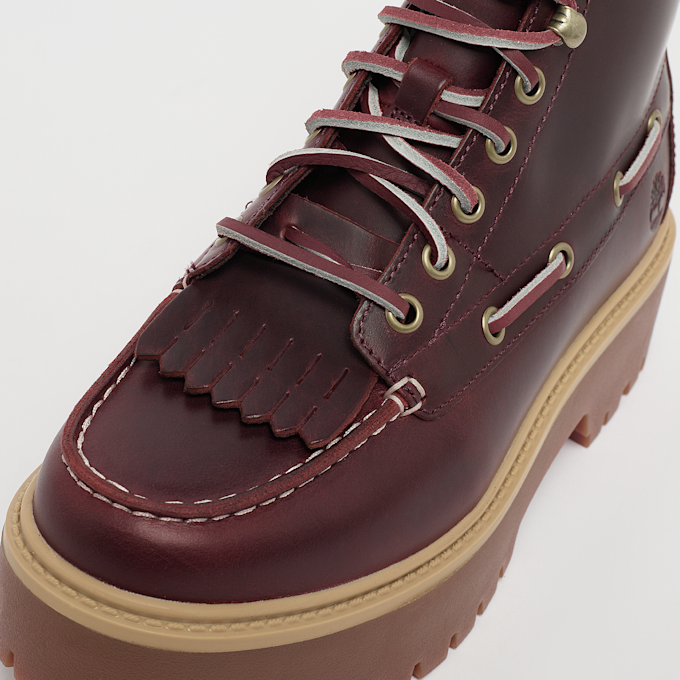 Timberland Stone Street Mid Lace Up czerwony 48647 6
