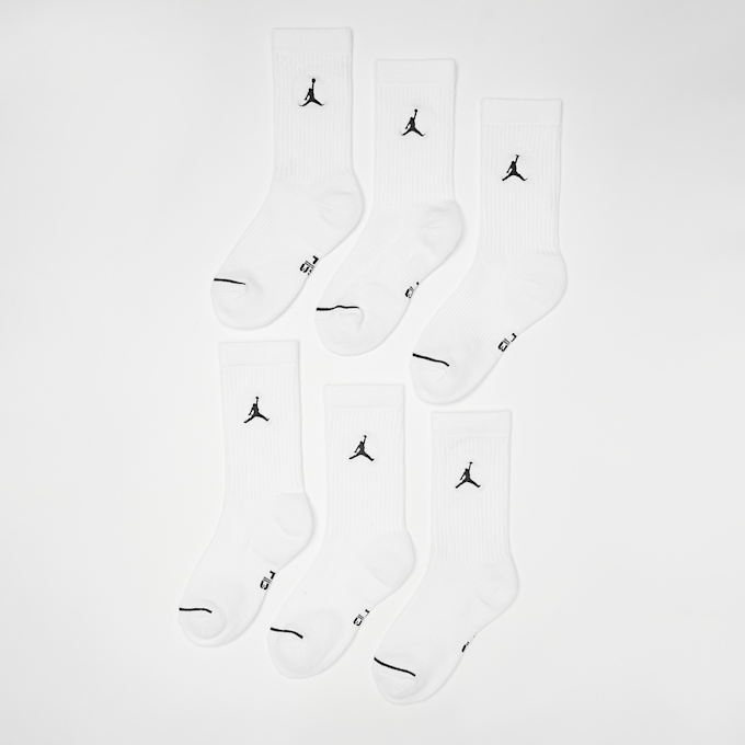 Jordan 6 PACK - Everyday Cushioned Crew Socks weiß 48761 1