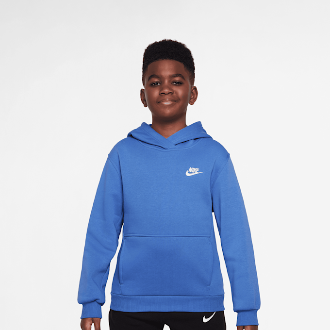 Nike   Sportswear Club Fleece Hoodie Low Brand Read azul 48774 1
