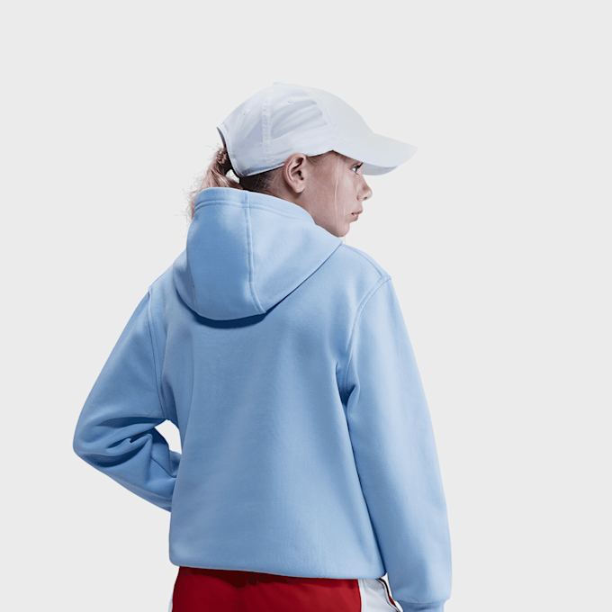 Nike Sportwear Club Fleece Hoodie Low Brand Read bleu 48776 2