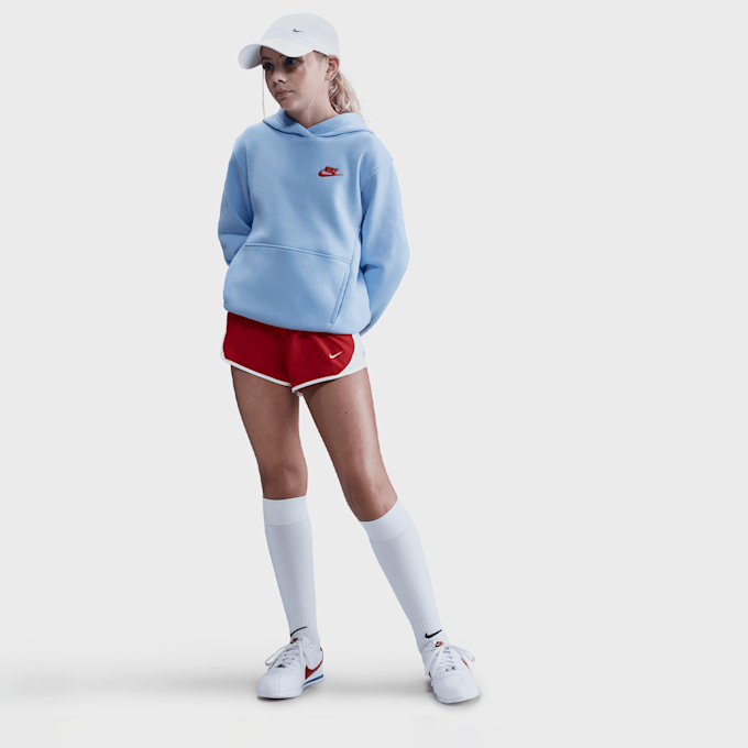 Nike Sportwear Club Fleece Hoodie Low Brand Read niebieski 48776 5