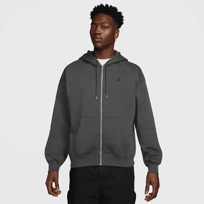 Jordan Brooklyn Fleece Oversize Hoodie szary 48708 1