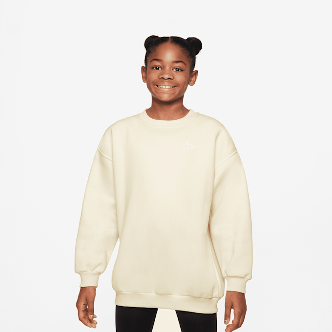 Nike Sportswear Club Fleece Oversized Crew beige 48758 1