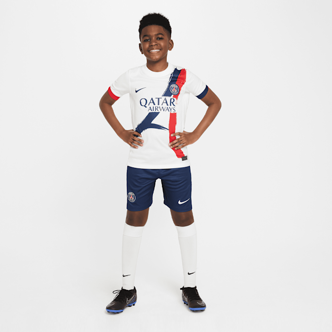Nike   Paris Saint-Germain Nike Kids Away Stadium 2024/25 wit 48754 8