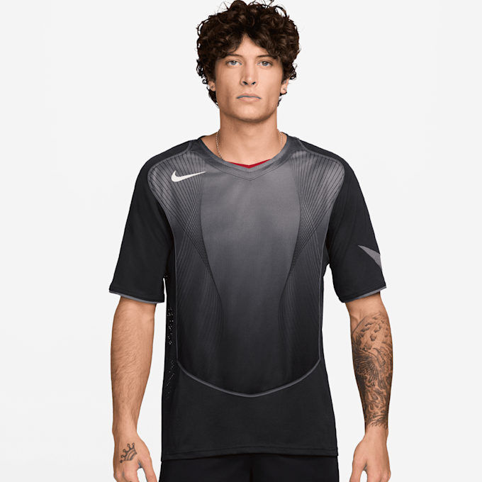 Nike   Dri-Fit T90 Shortsleeve Jersey grijs 48734 1