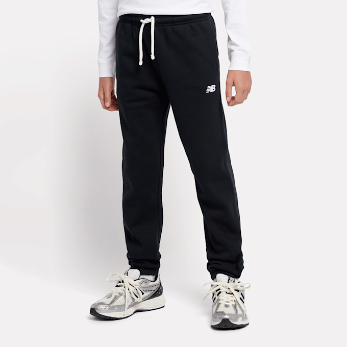 New Balance Boys Brush Back Small Logo Joggers czarny 48971 1
