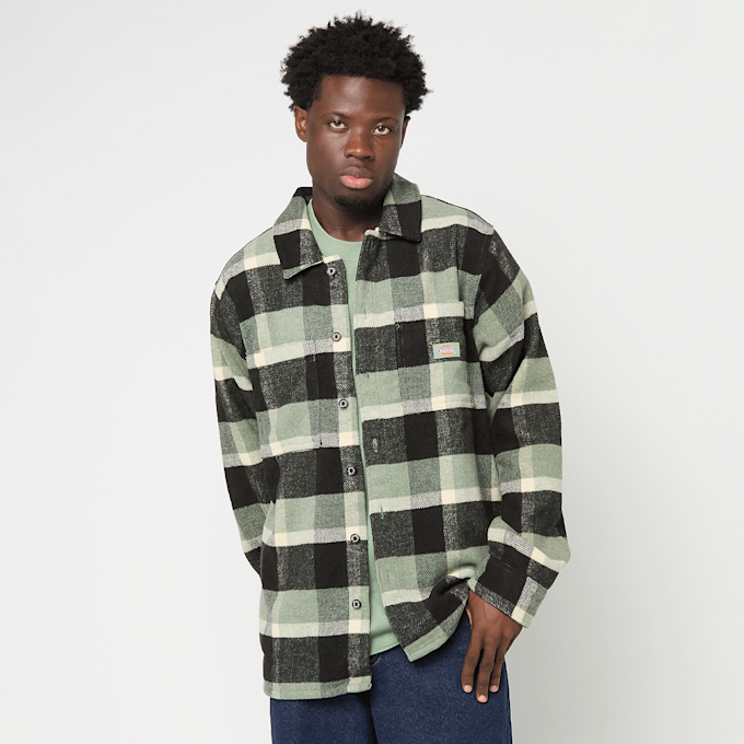 Dickies Plaid Coaling Longsleeve Shirt verde 49009 1
