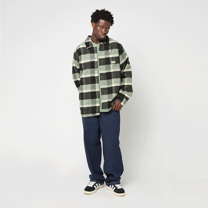 Dickies Plaid Coaling Longsleeve Shirt vert 49009 4