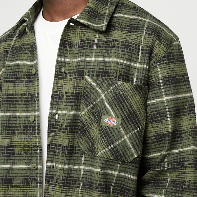 Dickies Forest Check Shirt verde 49011 3
