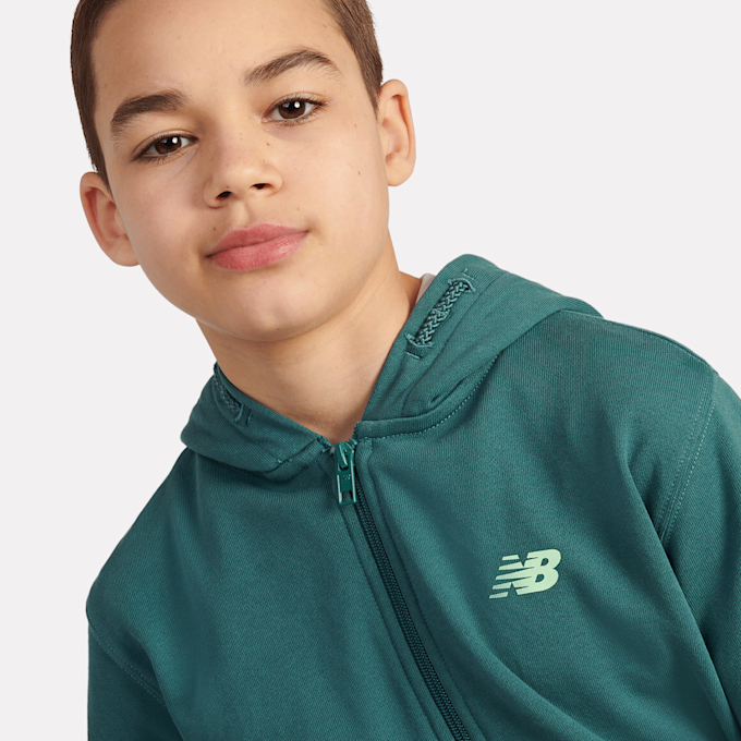New Balance Fitness Centre Illustrated Full Zip Hoodie verde 49037 5