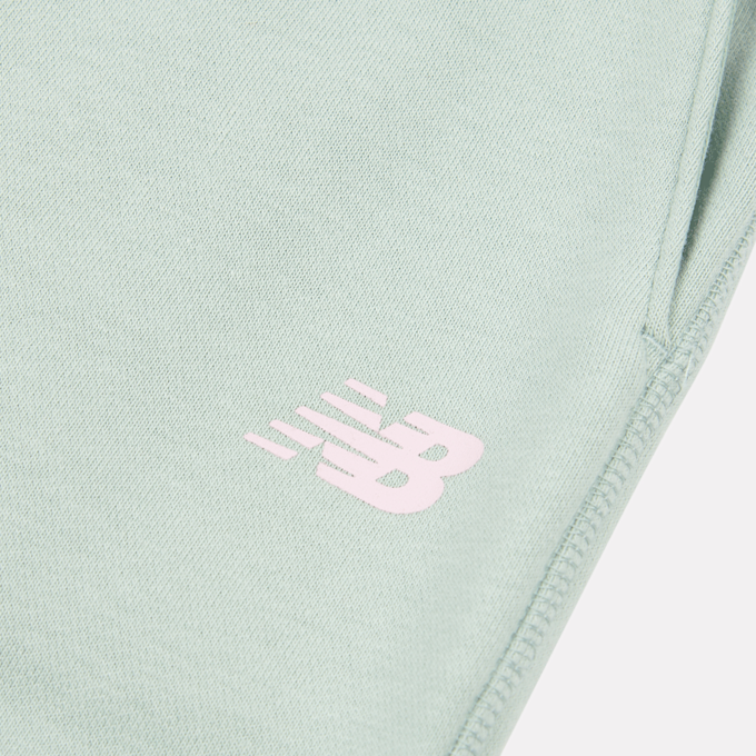 New Balance Set Stacked Logo French Terry Zip Hoodie and Jogger verde 49058 5