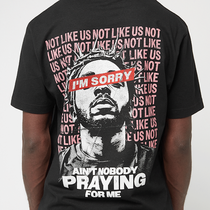 Mister Tee Nobody Praying Tee schwarz 49107 4